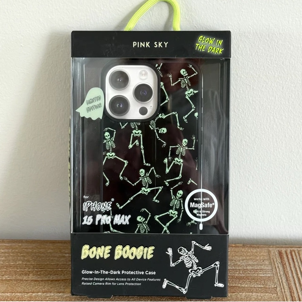 Pink Sky Glow-in-the-Dark iPhone 15 Pro Max Case